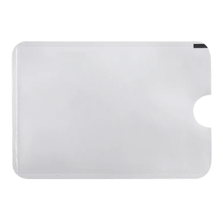 100pcs Aluminum Foil Anti Theft RFID Blocking Sleeve Card Protector, Size: 9.1*6.3cm, RFID SAFE 100pcs