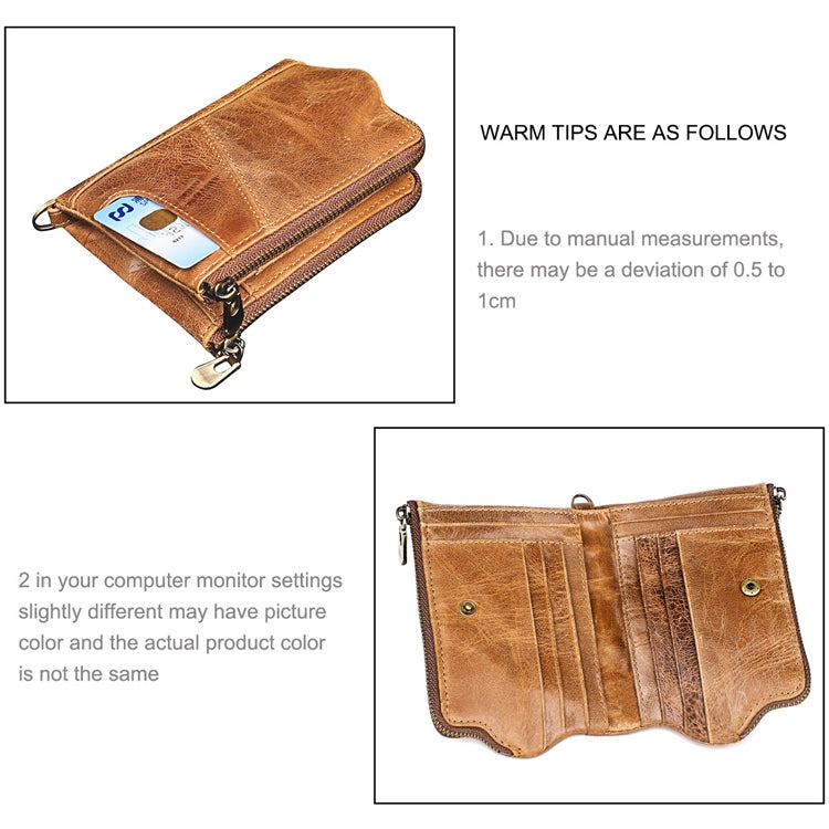 3533 กระเป๋าสตางค์หนังวัวลายม้าบ้าแบบพับ ป้องกัน RFID สำหรับผู้ชาย พร้อมช่องใส่บัตร, 3533 สีน้ำตาลเหลือง, 3533 สีดำ, 3533 สีน้ำตาลกาแฟ, 3533 สีน้ำเงิน, 3533 สีแดง