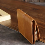 TP-195 กระเป๋าสตางค์หนัง Oilskin แบบอเนกประสงค์ พร้อม RFID
