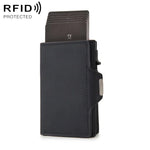 CH0727-1 กระเป๋าใส่บัตร RFID ซิปคาร์บอนไฟเบอร์อเนกประสงค์