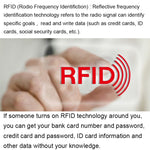 100 PCS Aluminum Foil Card Protective Cover Case RFID Blocking Safety Shield Identity Sleeves Cards Bag, Size: 9.1*6.3cm, CCB1077A, CCB1077B, CCB1077C