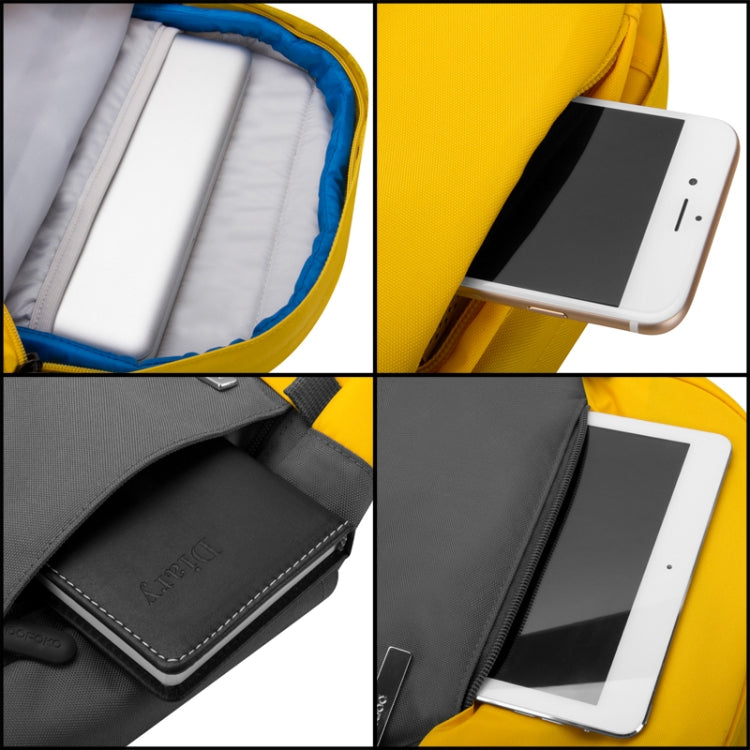 กระเป๋าเป้คอมพิวเตอร์แฟชั่น POFOKO XY Series ขนาด 14-15.4 นิ้ว สีแมตช์หลากหลาย ฟังก์ชันหลากหลาย ขนาด M