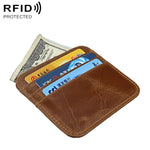 KB108 กระเป๋าใส่บัตรเครดิตลายม้าบ้าป้องกันแม่เหล็ก RFID แฟชั่น แปรงกันขโมย, KB108