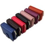 KB132 กระเป๋าสตางค์หนังวัวแท้สไตล์ผู้หญิง RFID อเนกประสงค์/ กระเป๋าบัตร/ ซองใบขับขี่