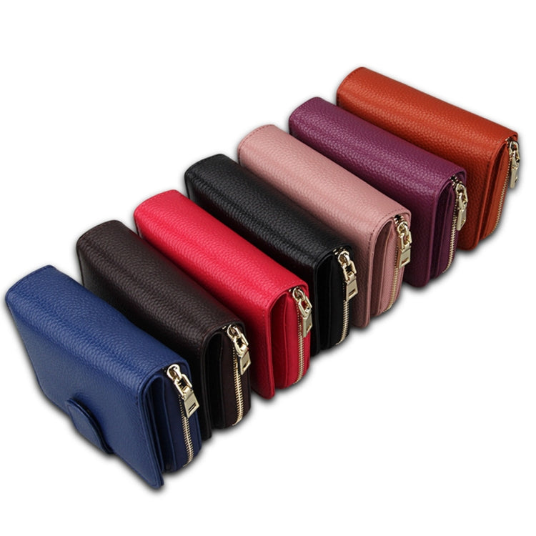 KB132 กระเป๋าสตางค์หนังวัวแท้สไตล์ผู้หญิง RFID อเนกประสงค์/ กระเป๋าบัตร/ ซองใบขับขี่