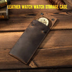 CONTACTS FAMILY CF1110 กระเป๋าใส่และปกป้องนาฬิกาหนัง Crazy Horse Universal สำหรับ Apple Watch