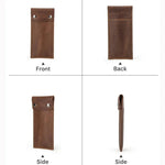 CONTACTS FAMILY CF1110 กระเป๋าใส่และปกป้องนาฬิกาหนัง Crazy Horse Universal สำหรับ Apple Watch