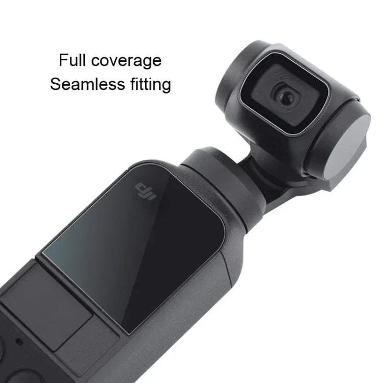 ชุดป้องกันเลนส์ 6 ชิ้น + ฟิล์มกระจกนิรภัยหน้าจอสำหรับ DJI OSMO Pocket Gimbal, ป้องกันเลนส์ 6 ชิ้น