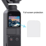 ชุดป้องกันเลนส์ HD 6 ชิ้น + ฟิล์มกันรอยหน้าจอสำหรับ DJI OSMO Pocket Gimbal, ป้องกันเลนส์ HD