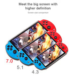 เครื่องเล่นเกมพกพา Powkiddy X12 Plus เกมคลาสสิกย้อนยุค พร้อมหน้าจอ HD 7 นิ้ว และหน่วยความจำ 16GB, รองรับ MP4 / หนังสืออิเล็กทรอนิกส์, รุ่น X12 Plus