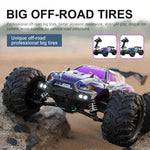 รถบังคับไฟฟ้า 4WD 1:16 2.4G รถมอนสเตอร์คูเป้ของเล่น, SCY-16101 / สีน้ำเงิน