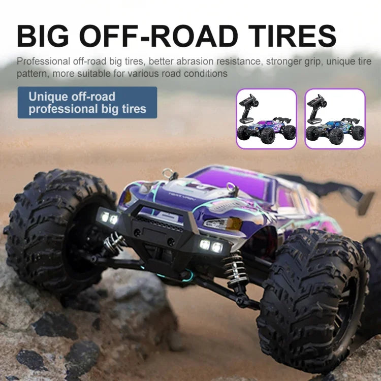 รถบังคับไฟฟ้า 4WD 1:16 2.4G รถมอนสเตอร์คูเป้ของเล่น, SCY-16101 / สีน้ำเงิน