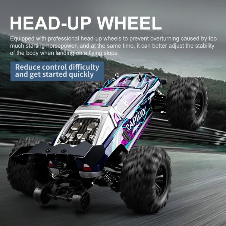 รถบังคับไฟฟ้า 4WD 1:16 2.4G รถมอนสเตอร์คูเป้ของเล่น, SCY-16101 / สีน้ำเงิน