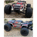 รถบรรทุกมอนสเตอร์บังคับวิทยุไฟฟ้า 4WD 1:16 2.4G รุ่น SCY-16102, SCY-16102 / สีเขียว