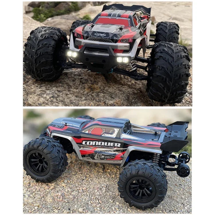 รถบรรทุกมอนสเตอร์บังคับวิทยุไฟฟ้า 4WD 1:16 2.4G รุ่น SCY-16102, SCY-16102 / สีเขียว