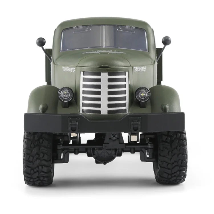 รถบรรทุกทหารบังคับวิทยุ 6WD แบบสายพาน ขนาด 1:16 2.4GHz รุ่น JJR/C Q60 Transporter-1, รุ่น Q60