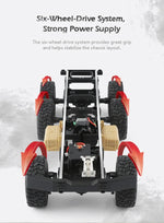 รถบรรทุกทหารบังคับวิทยุ 6WD แบบสายพาน ขนาด 1:16 2.4GHz รุ่น JJR/C Q60 Transporter-1, รุ่น Q60