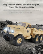 รถบรรทุกทหารบังคับวิทยุ 6WD แบบสายพาน ขนาด 1:16 2.4GHz รุ่น JJR/C Q60 Transporter-1, รุ่น Q60