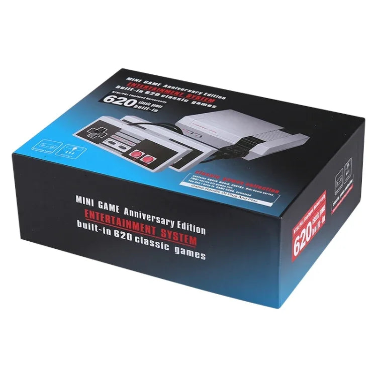 เครื่องเล่นเกมทีวีคลาสสิกย้อนยุคขนาดเล็ก มีเกมในเครื่อง 620 เกม, 620 เกม(ปลั๊ก EU), 620 เกม(ปลั๊ก US)
