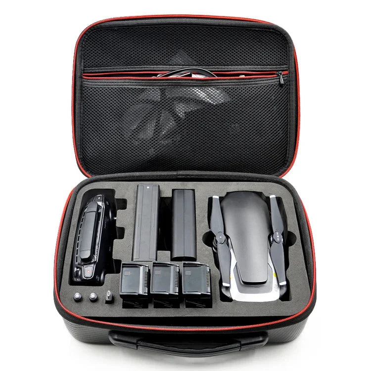 กระเป๋ากันกระแทกกันน้ำ PU EVA แบบพกพาสำหรับ DJI Mavic Air และอุปกรณ์เสริม, ขนาด: 29cm x 21cm x 11cm