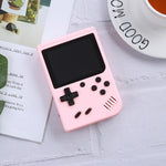 เครื่องเล่นเกมพกพาคลาสสิกมินิแมคคารอน MK500 สำหรับเด็ก มีเกมในตัว 500 เกม รองรับเอาต์พุต AV, MK500 / เทา, MK500 / น้ำเงิน, MK500 / เหลือง, MK500 / ชมพู, MK500 / เขียว