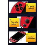 เครื่องเล่นเกมพกพาคลาสสิกเรโทร X7 Plus พร้อมหน้าจอ HD 5.1 นิ้ว และหน่วยความจำ 8G รองรับ MP4 / ebook, X7 Plus (เหลือง + แดง), X7 Plus (เหลือง), X7 Plus (น้ำเงิน + แดง), X7 Plus (น้ำเงิน), X7 Plus (แดง)