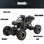 รถบังคับวิทยุ 4WD 2 มอเตอร์ 2.4GHz สำหรับปีนเขา รุ่น 6026, 6026 (ดำ), 6026 (ทอง), 6026 (เงิน)