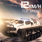 SG-1203 รถถังบังคับวิทยุจำลอง 1:12 2.4G EV Tracked Vehicle รถออฟโรด ของเล่นรถโมเดล