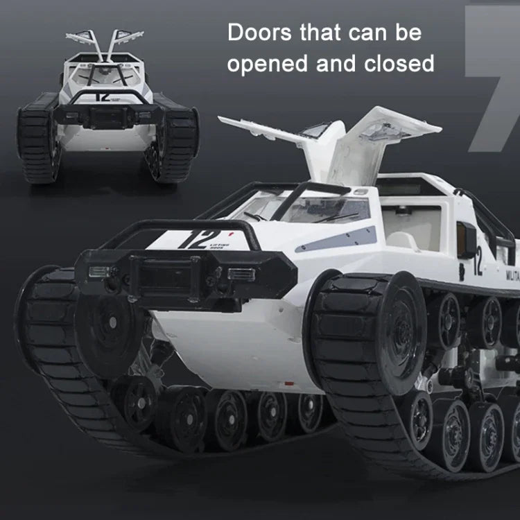 SG-1203 รถถังบังคับวิทยุจำลอง 1:12 2.4G EV Tracked Vehicle รถออฟโรด ของเล่นรถโมเดล