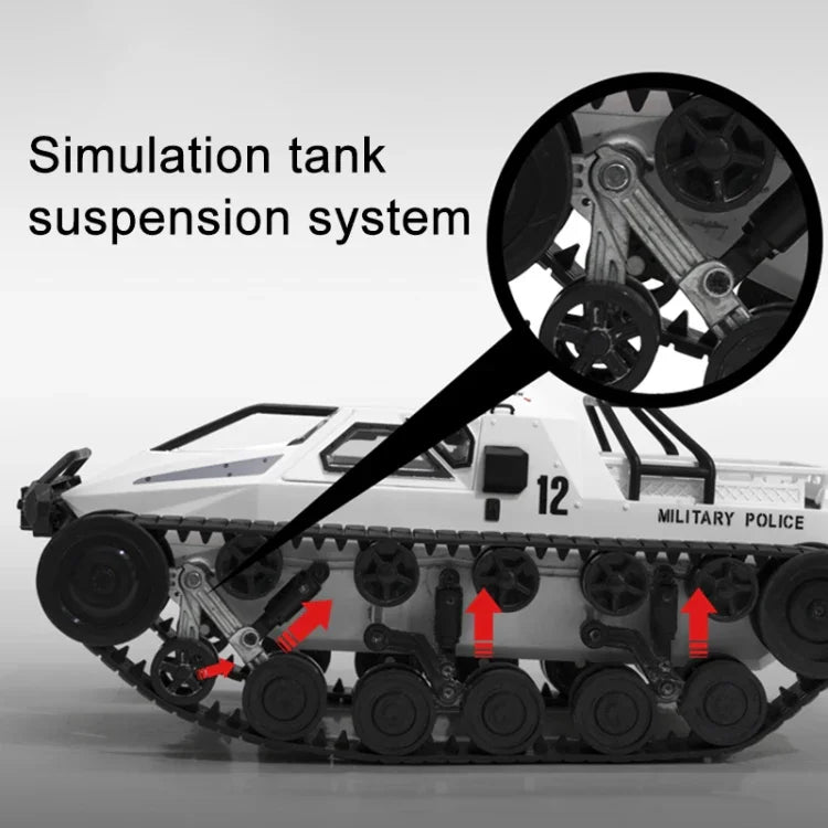 SG-1203 รถถังบังคับวิทยุจำลอง 1:12 2.4G EV Tracked Vehicle รถออฟโรด ของเล่นรถโมเดล