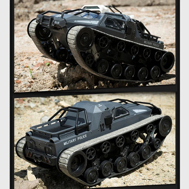 SG-1203 รถถังบังคับวิทยุจำลอง 1:12 2.4G EV Tracked Vehicle รถออฟโรด ของเล่นรถโมเดล