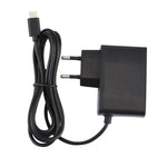 สำหรับ Nintendo Switch NS อะแดปเตอร์ชาร์จไฟสำหรับเครื่องเล่นเกม, DC 5V, ความยาวสาย: 1.5 ม., ปลั๊ก EU (สีดำ), สำหรับ Switch NS ปลั๊ก EU