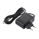 สำหรับ Nintendo Switch NS อะแดปเตอร์ชาร์จไฟสำหรับเครื่องเล่นเกม, DC 5V, ความยาวสาย: 1.5 ม., ปลั๊ก EU (สีดำ), สำหรับ Switch NS ปลั๊ก EU
