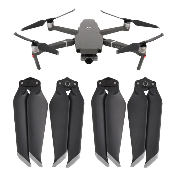 ใบพัดปลดเร็วเสียงต่ำ 2 คู่ 8743F สำหรับ DJI Mavic 2 Pro / Zoom, สำหรับ DJI Mavic 2  2 คู่ สีทอง, สำหรับ DJI Mavic 2  2 คู่ สีเงิน