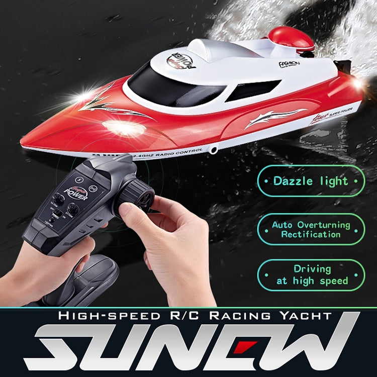 HongXunJie HJ806 เรือแข่งความเร็วสูง 2.4GHz ระบบระบายความร้อนด้วยน้ำ พร้อมรีโมทคอนโทรล, ฟังก์ชันพลิกอัตโนมัติ, ระยะควบคุม 200 ม.