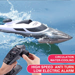 HongXunJie HJ806 เรือแข่งความเร็วสูง 2.4GHz ระบบระบายความร้อนด้วยน้ำ พร้อมรีโมทคอนโทรล, ฟังก์ชันพลิกอัตโนมัติ, ระยะควบคุม 200 ม.