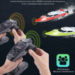HongXunJie HJ806 เรือแข่งความเร็วสูง 2.4GHz ระบบระบายความร้อนด้วยน้ำ พร้อมรีโมทคอนโทรล, ฟังก์ชันพลิกอัตโนมัติ, ระยะควบคุม 200 ม.
