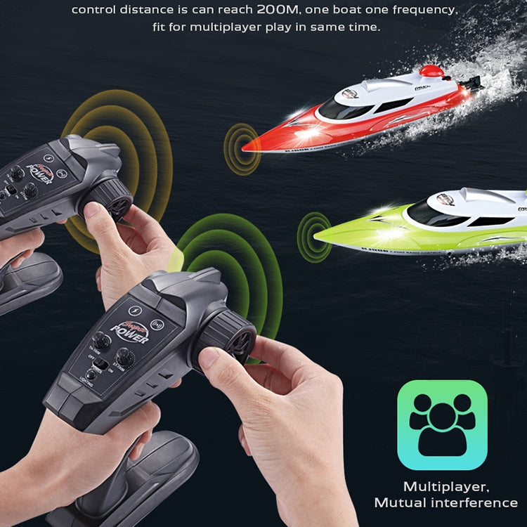 HongXunJie HJ806 เรือแข่งความเร็วสูง 2.4GHz ระบบระบายความร้อนด้วยน้ำ พร้อมรีโมทคอนโทรล, ฟังก์ชันพลิกอัตโนมัติ, ระยะควบคุม 200 ม.