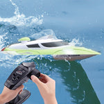 HongXunJie HJ806 เรือแข่งความเร็วสูง 2.4GHz ระบบระบายความร้อนด้วยน้ำ พร้อมรีโมทคอนโทรล, ฟังก์ชันพลิกอัตโนมัติ, ระยะควบคุม 200 ม.