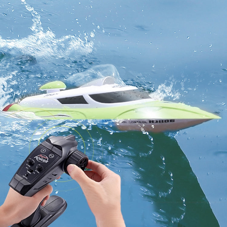 HongXunJie HJ806 เรือแข่งความเร็วสูง 2.4GHz ระบบระบายความร้อนด้วยน้ำ พร้อมรีโมทคอนโทรล, ฟังก์ชันพลิกอัตโนมัติ, ระยะควบคุม 200 ม.