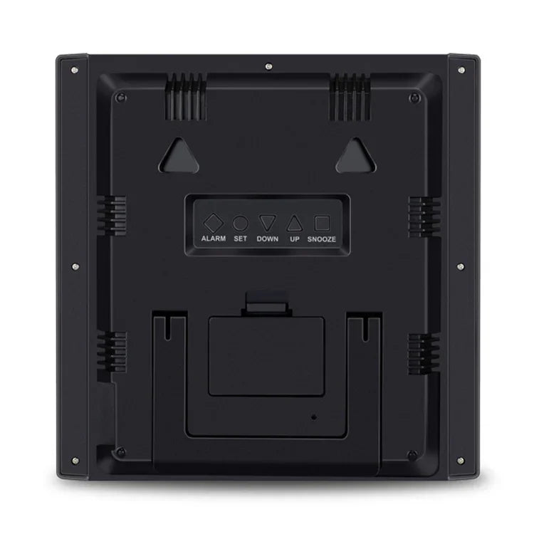 TS-8608 นาฬิกาหน้าจอใหญ่มัลติฟังก์ชัน เทอร์โมมิเตอร์และไฮโกรมิเตอร์สำหรับบ้าน, TS-8608