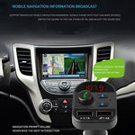 805E Dual USB Charging Bluetooth FM Transmitter MP3 Music Player Car Kit, Support Hands-Free Call  & Read TF Card / U Disk Music, 805E