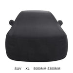 ผ้าคลุมรถยนต์ผ้าฝ้ายยืดหยุ่นกันฝุ่น กันยูวี และกันความร้อน สำหรับรถ SUV, ขนาด: XL, 5.05m~5.35m, ขนาด: XL, 5.05m~5.35m
