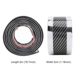 Universal Electroplate Carbon Fibre Car Door Threshold Decoration Strip Decorative Sticker, Size : 3CM x 2M, 3CM x 2M (Silver), 3CM x 2M (Gold), 3CM x 2M (Red)