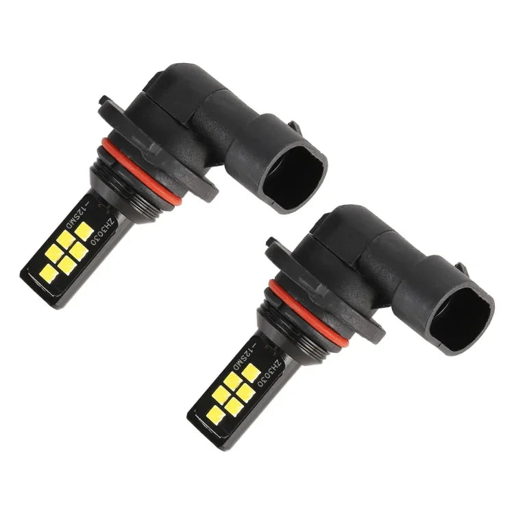 ไฟตัดหมอกรถยนต์ 2 ชิ้น 9005 DC9-16V / 3.5W / 6000K / 320LM ไฟ LED 12 ดวง SMD-ZH3030 พร้อมกระแสคงที่, 9005