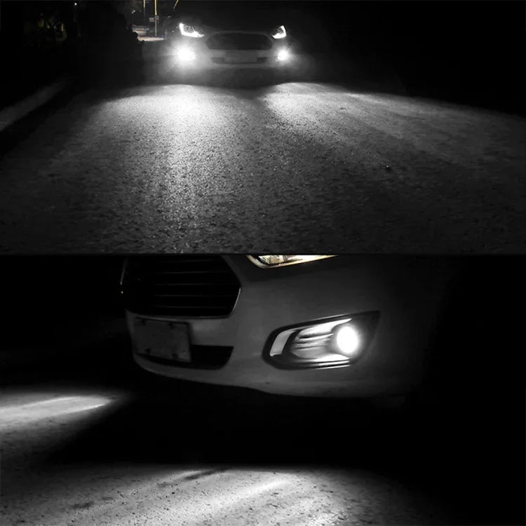 ไฟตัดหมอกรถยนต์ 2 ชิ้น 9005 DC9-16V / 3.5W / 6000K / 320LM ไฟ LED 12 ดวง SMD-ZH3030 พร้อมกระแสคงที่, 9005