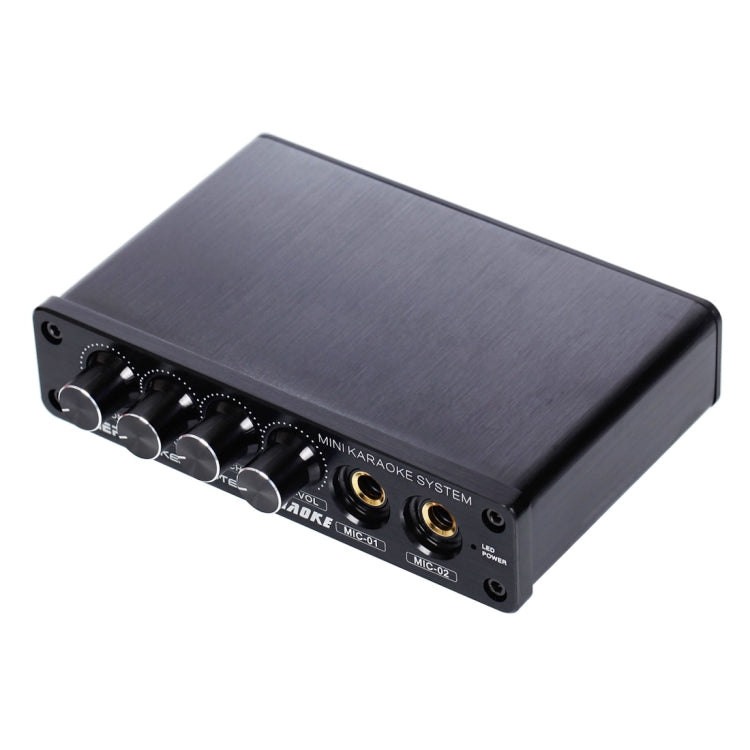 เครื่องคาราโอเกะขนาดเล็ก A933 ระบบมิกเซอร์เสียงและเครื่องขยายเสียง สำหรับ PC / ทีวี / โทรศัพท์มือถือ รองรับ RCA เข้า / ไมโครโฟน 2 ช่อง