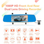 เครื่องบันทึกกล้องหลังรถยนต์ V100 หน้าจอสัมผัส LCD ขนาด 7 นิ้ว พร้อมกล้องแยก มุมมองกว้าง 170 องศา รองรับการมองเห็นกลางคืน / วิดีโอวนซ้ำ / ตรวจจับการเคลื่อนไหว / เซ็นเซอร์ G / การ์ด TF, 7 นิ้ว