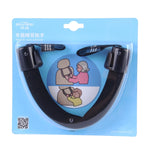 SHUNWEI Car Assistance Support Strap, Chair Rear Seat Headrest Hanger Bag Hook Holder,Car Safety Back Seat Armrest Handle- Children Elderly Assist Grab,Vehicle Headrest Grab Handles, Back Seat Armrest(Black)