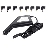 ที่ชาร์จรถยนต์สำหรับโน้ตบุ๊ก 90W พร้อมอะแดปเตอร์ 8 ตัวและพอร์ต USB 1 ช่อง สำหรับ Samsung, Sony, Asus, Acer, IBM, HP, Lenovo